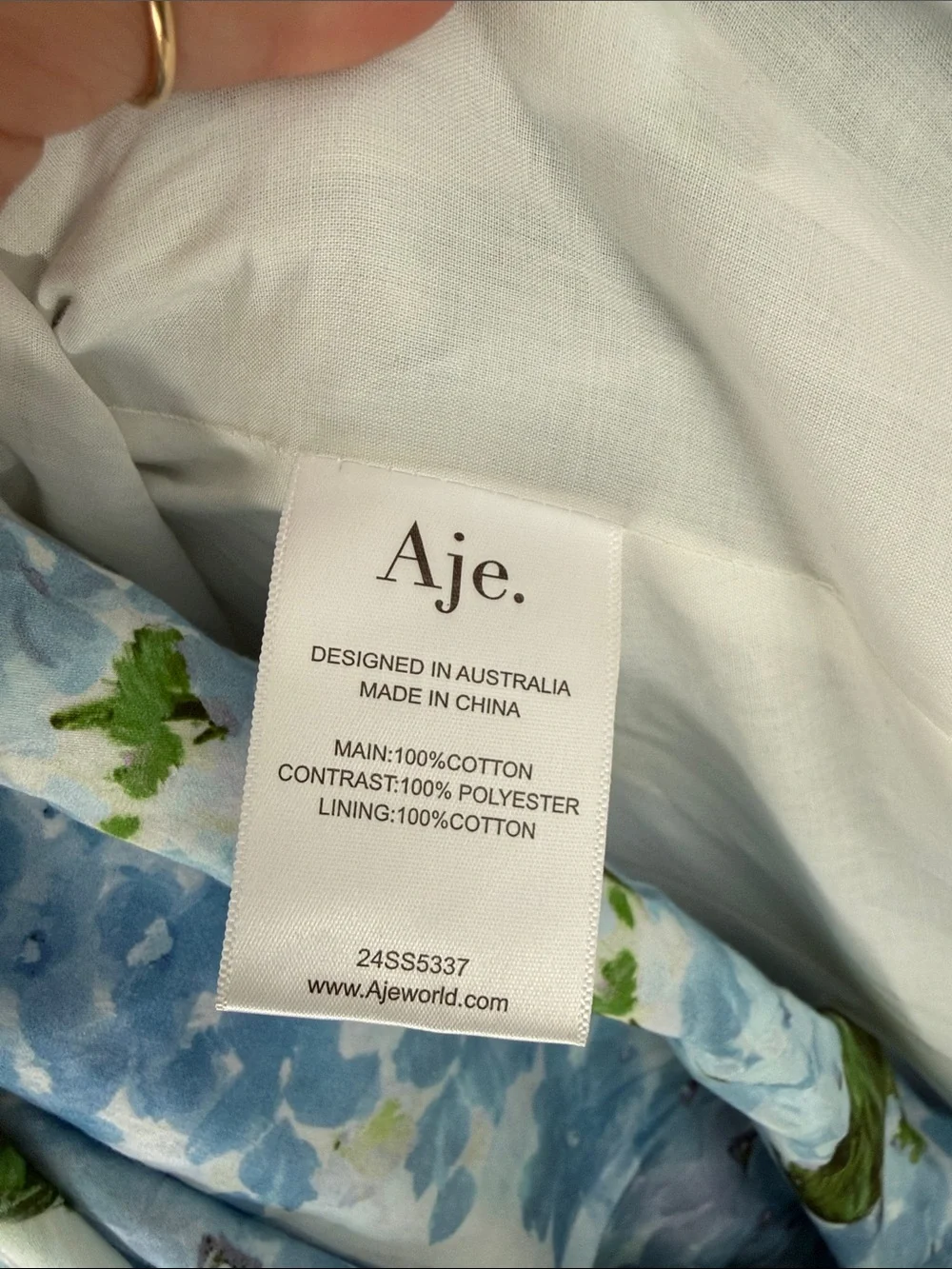 AJE Behold Strapless Floral Maxi Dress - Picture 8 of 11